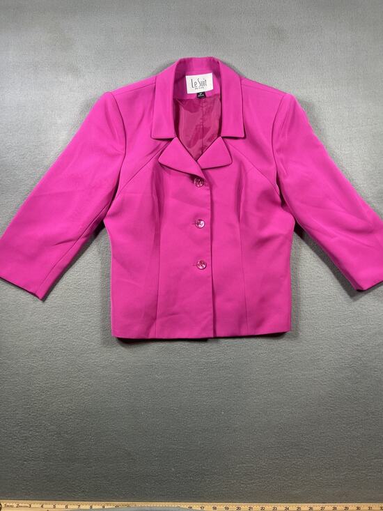 Le Suit Jackets & Blazers - Le Suit Petite 8P Pink Blazer Jacket Women Formal Suit Style P93120